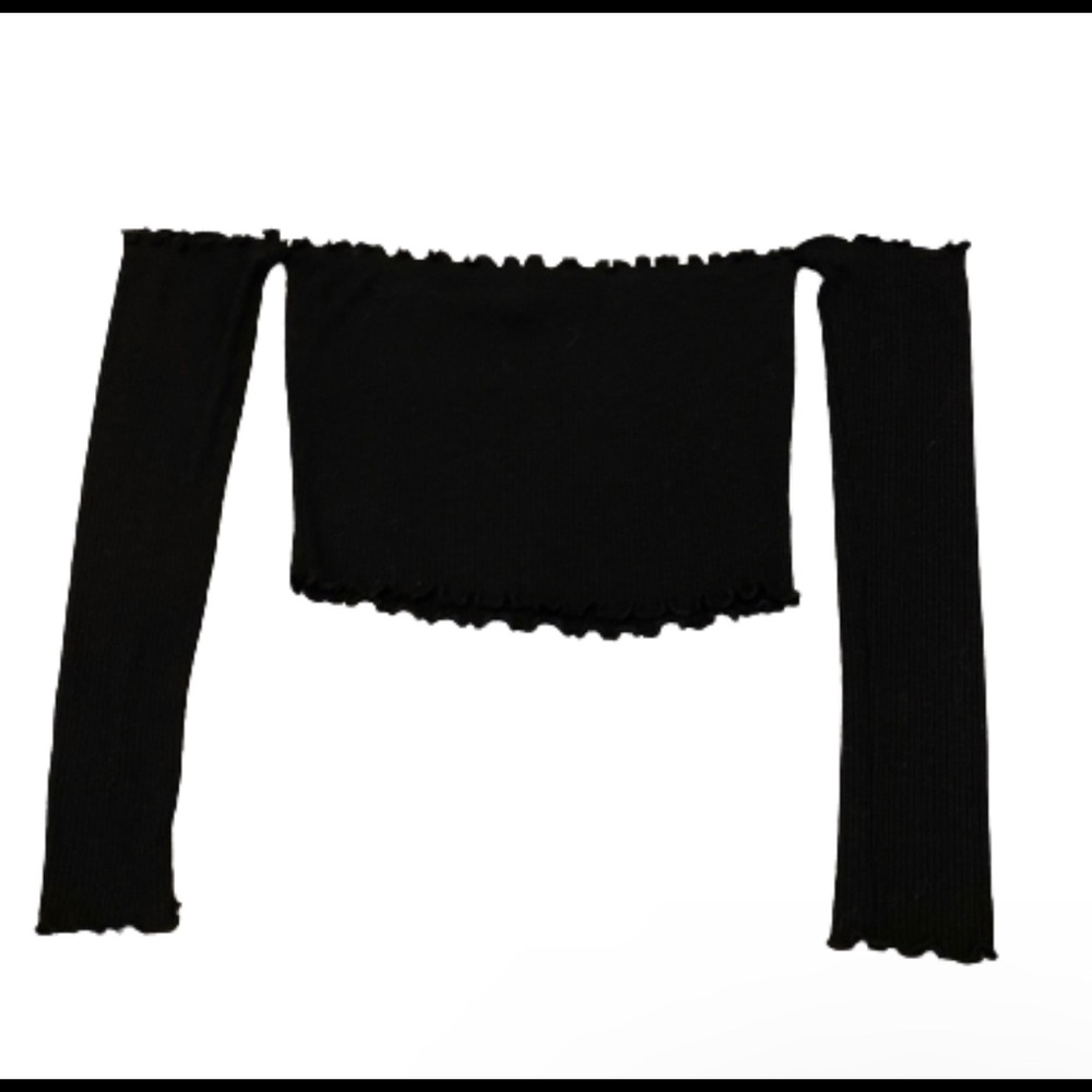 Black lettuce trim top